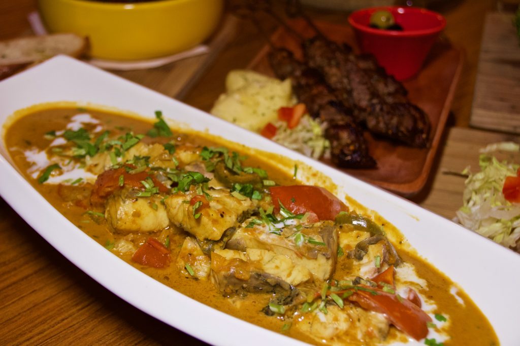 充滿加勒比海風情的燉魚料理